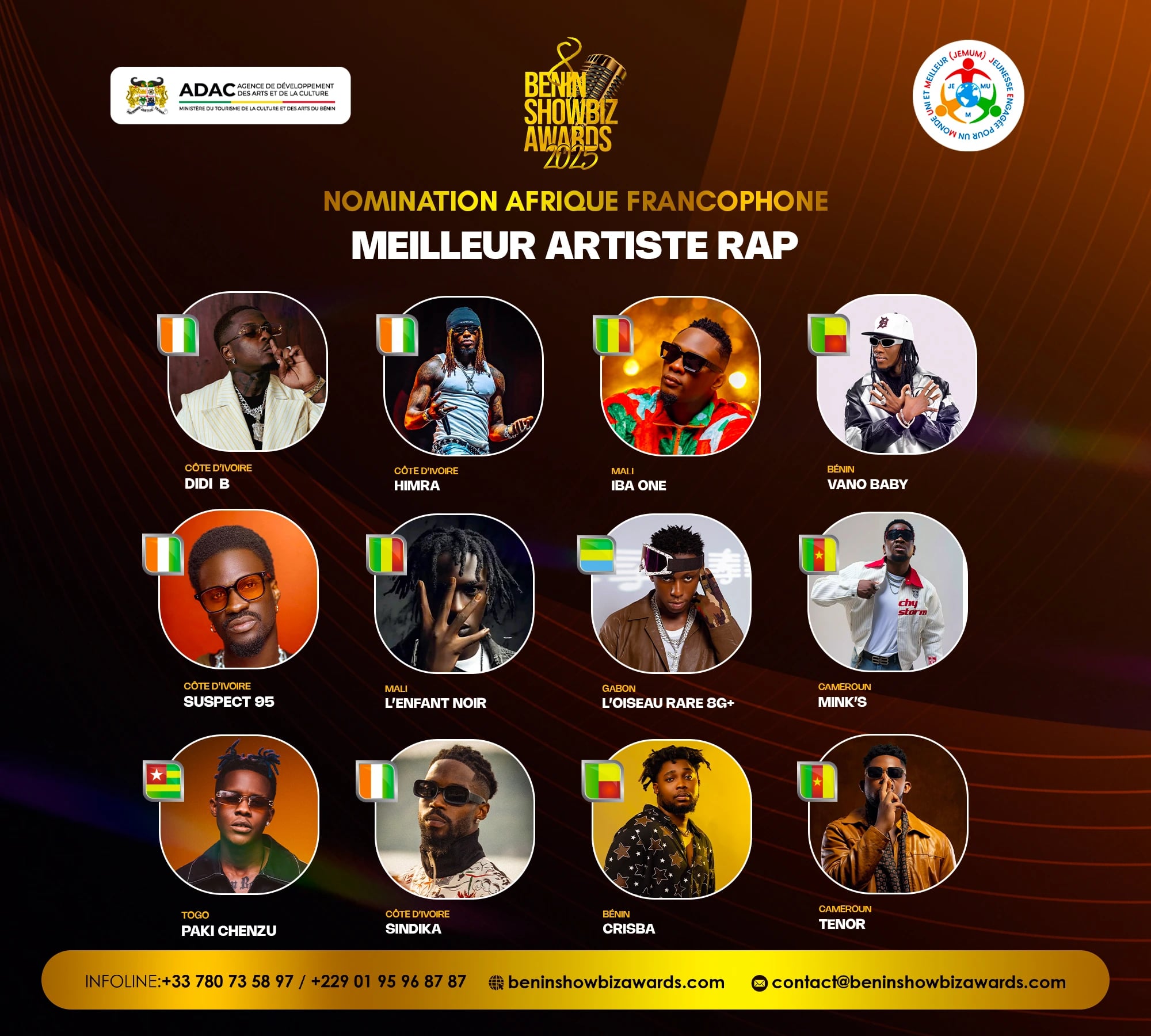 Meilleur Artiste Rap Afrique Francophone